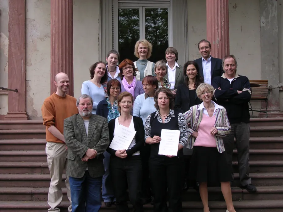 Der erste dreijährige Weiterbildungs-Kurs in analytischer Paartherapie des IFP-Frankfurt von 2004 bis 2007